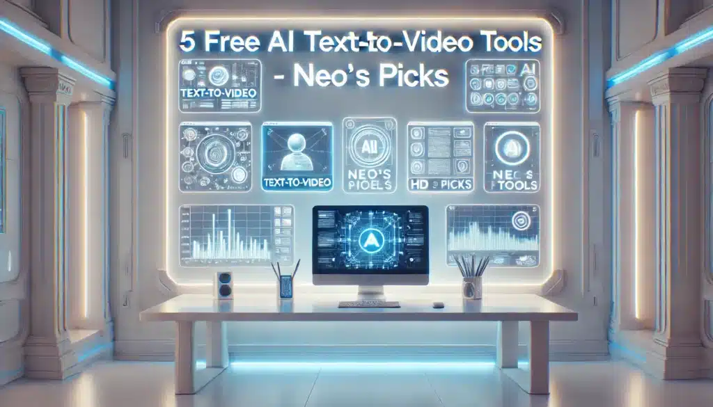 Top 5 Free AI Text-to-Video Tools for Content Creators in 2025: Neo’s Picks
