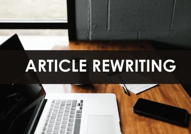 Rewriting Articles with AI